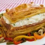 puff pastry Cod with Shrimp