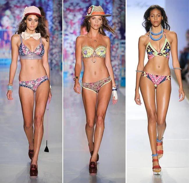 spring summer 2015 swimwear trends printed swimwear1