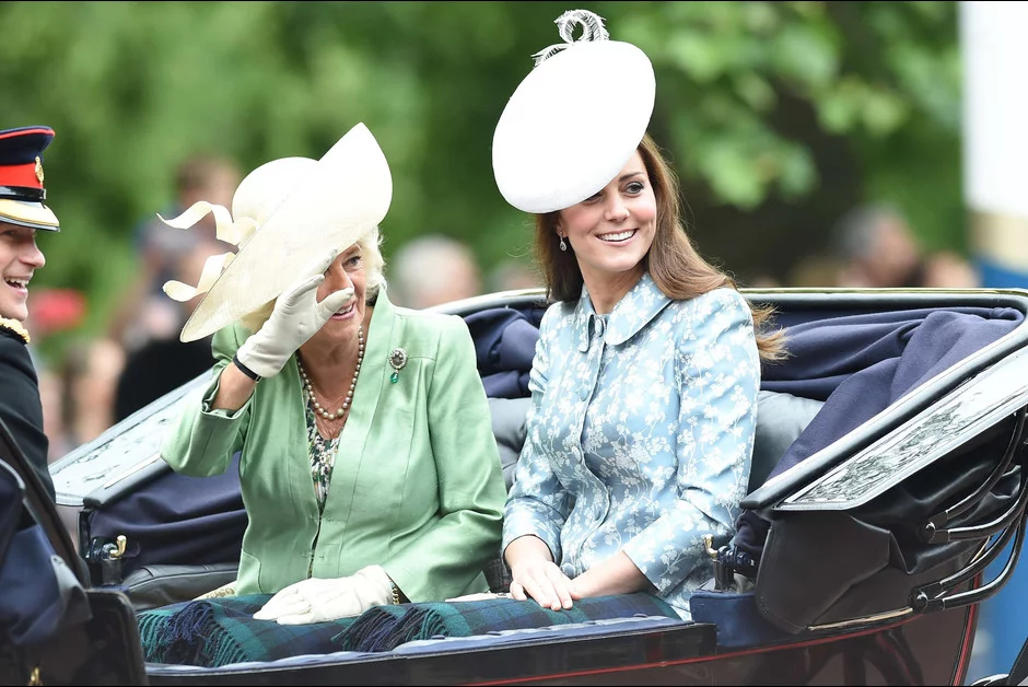 Queen Elizabeth and Kate Middleton