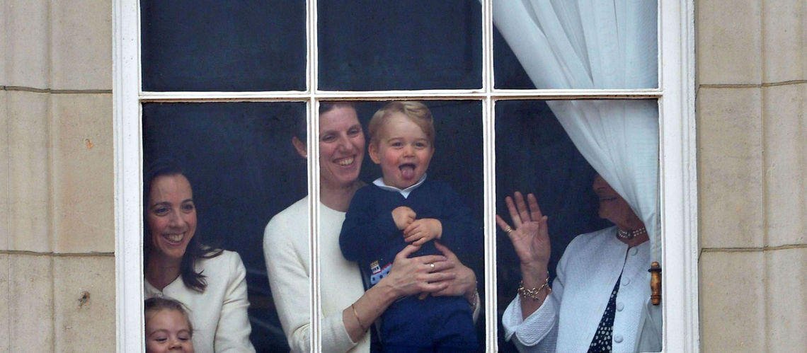 Prince George steals the show with royal wave from Buckingham Palace balcony