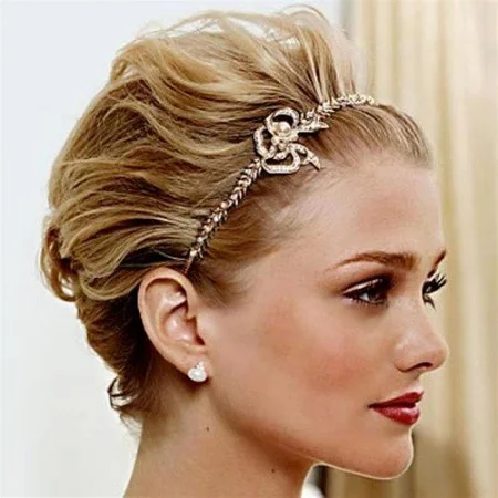 Wedding Hairstyles for Short Hairs 2015 bridal hairstyles for short hair picture