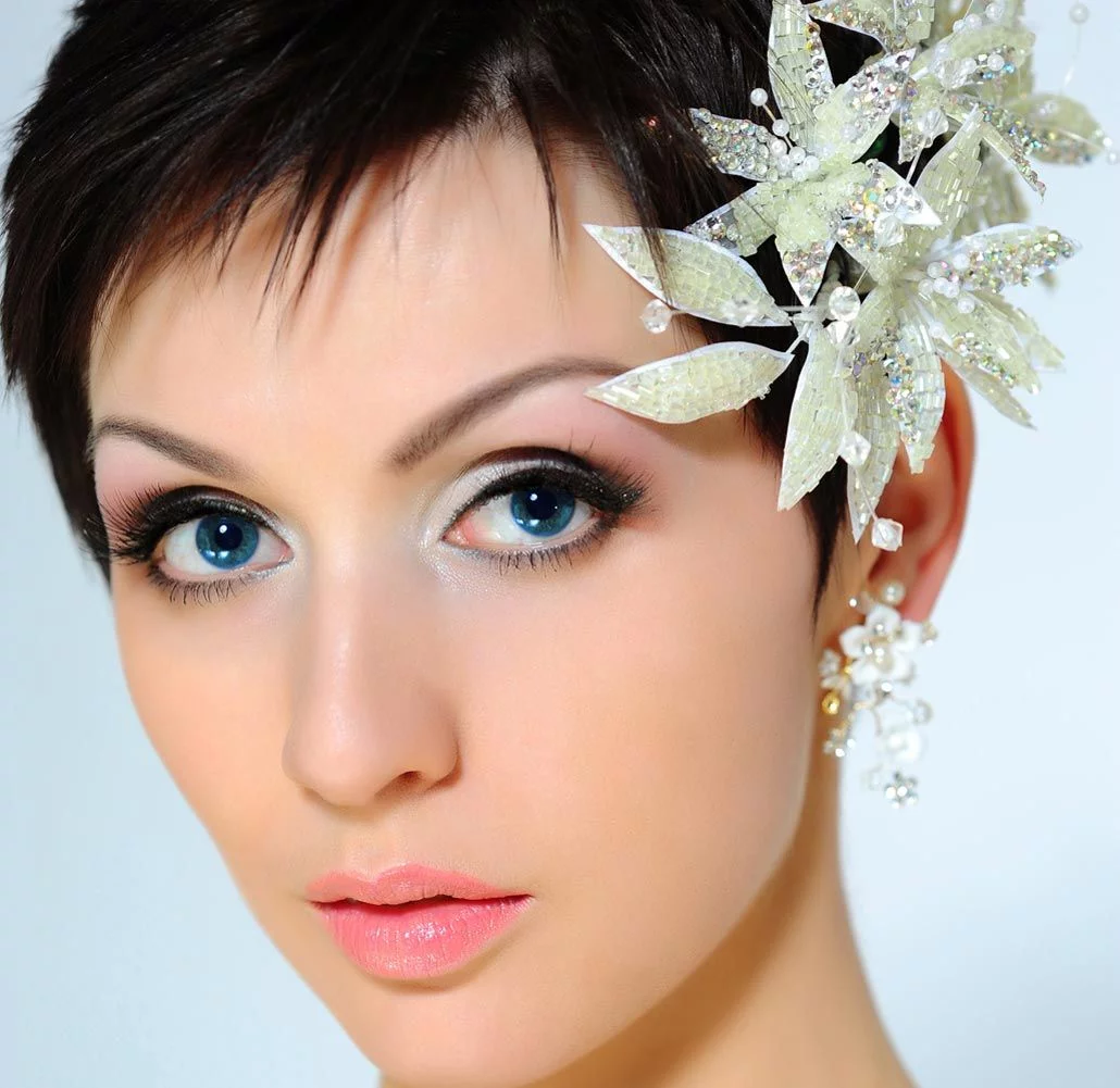Wedding Hairstyles for Short Hairs Wedding Hairstyles For Short Hair Collection 2015