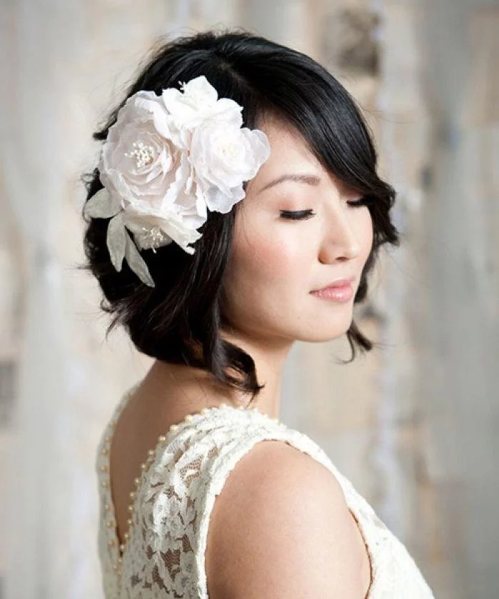 Wedding Hairstyles for Short Hairs Wedding Hairstyles for Short Hair 7