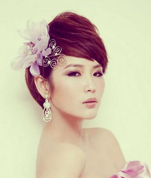 Wedding Hairstyles for Short Hairs wedding hairstyles ideas for short hair 7