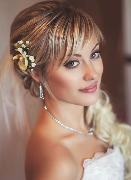 Wedding Hairstyles for Short Hairs wedding side updos for short hair ponytail wedding hairstyles