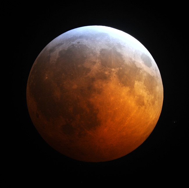 Super blood moon lunar eclipse