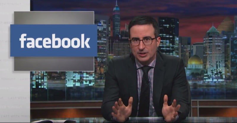 John Oliver Dismisses Facebook Privacy Hoax