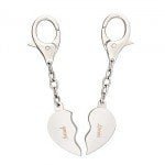 Custom Broken Heart Keychains