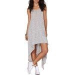 Simple Scoop Collar Sleeveless Asymmetrical Sundress For Women