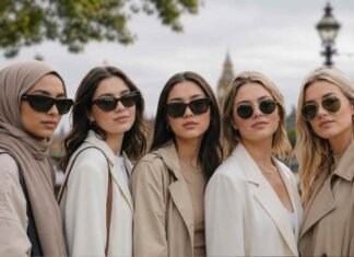 Best Sunglasses for Face Shape UK: The Complete Guide Layla Hassan's guide to the best sunglasses for face shape UK, showing oval, round, square, heart and oblong face shape frame recommendations