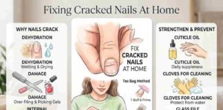 how to fix cracked nails at home