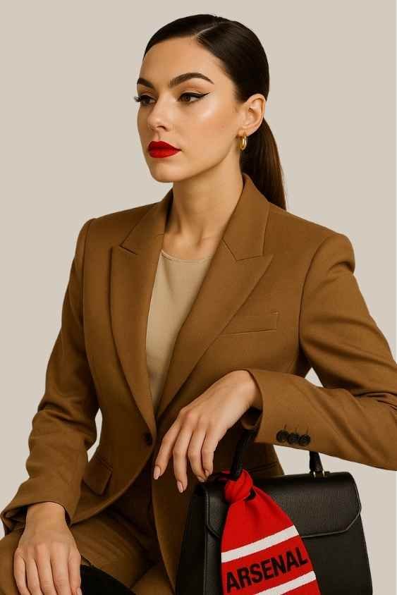 5 Glam Looks from the Ultimate Real Madrid x Arsenal Moodboard White Nails & Minimalist Glam - Red Lips & Power Tailoring