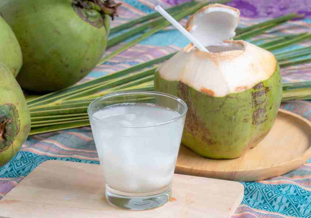 10 Best Morning Drinks for Glowing Skin in 2025 |Backed by Science & Ayurveda Coconut water with electrolytes for dewy skin