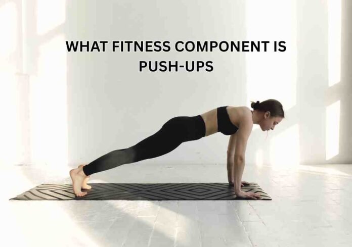what fitness component is push-ups