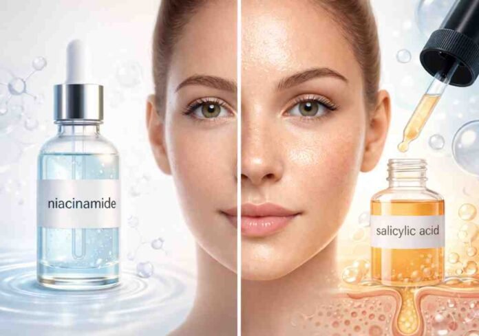 Niacinamide vs Salicylic Acid for Oily Skin Niacinamide vs Salicylic Acid for Oily Skin