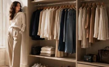 Capsule wardrobe for women 2026 with timeless neutral UK fashion essentials