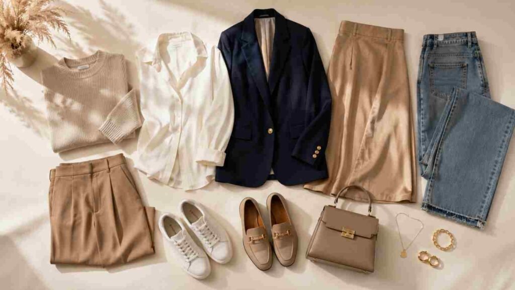 Building a Capsule Wardrobe for Women in 2026: The UK Guide Capsule wardrobe essentials for women in 2026 including neutral fashion basics