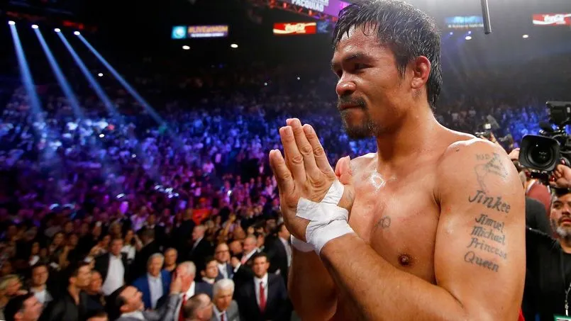 Fight of the Century : the boxer Manny Pacquiao suffered a shoulder injury