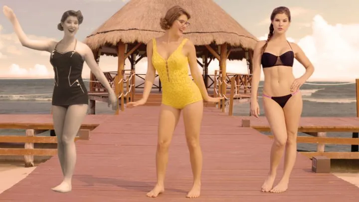evolution of the bikini