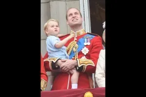 Le prince George a vole la vedette lors des celebrations de l anniversaire de la reine1 Elizabeth