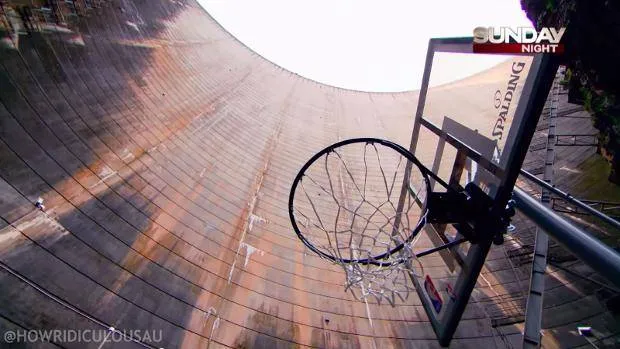 The highest basketball throw in history