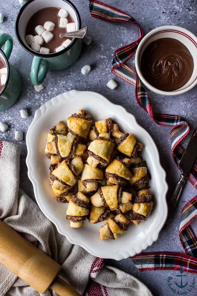 Nutella Pecan Rugelach | The Beach House Kitchen