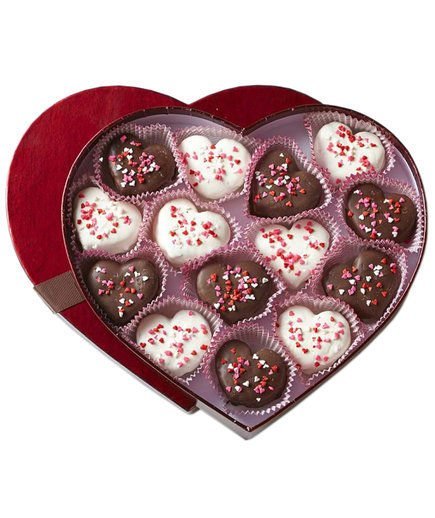 heart brownie bites